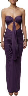 JLUXLABEL Atlantis Drape Maxi Dress