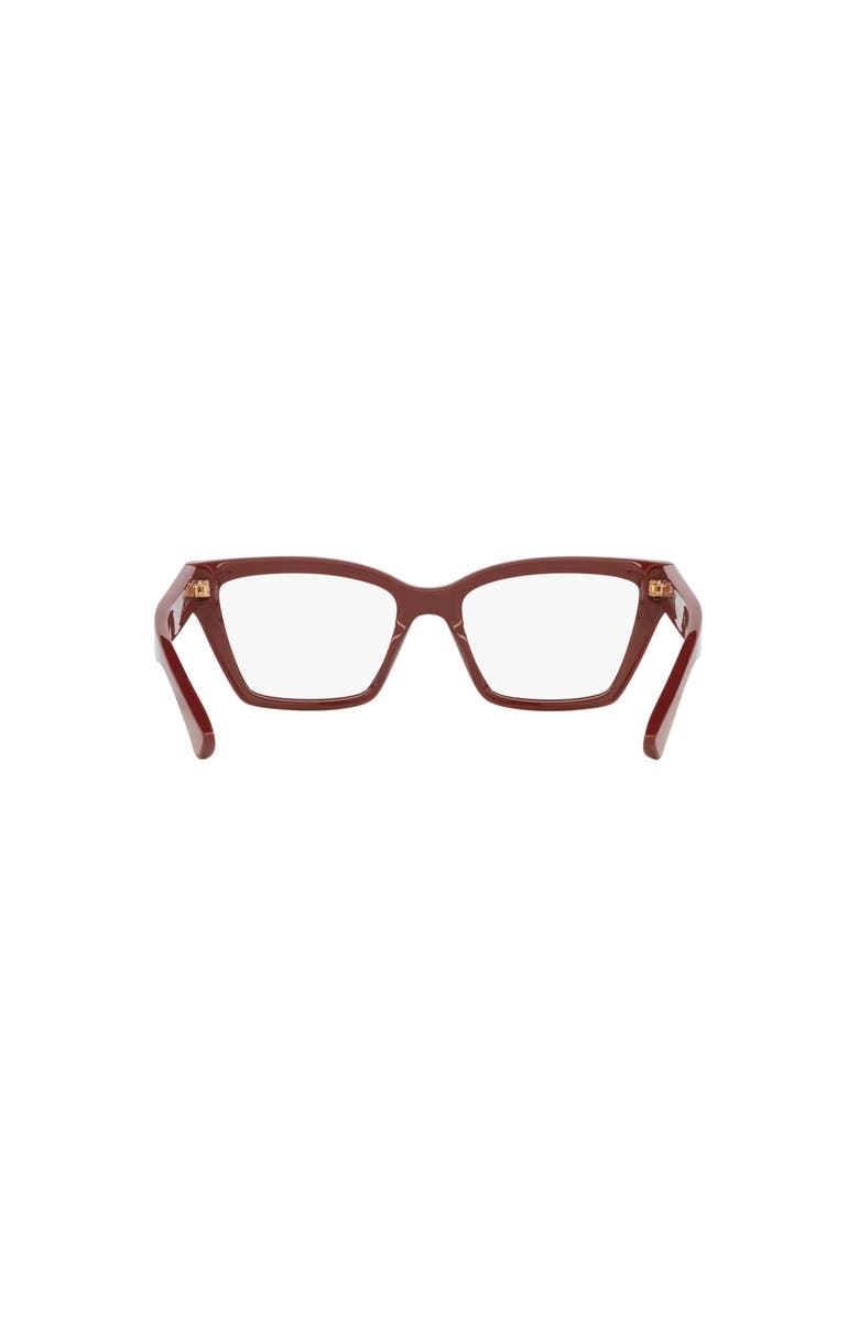 Gucci 53mm Cat Eye optical glasses, Alternate, color, Red