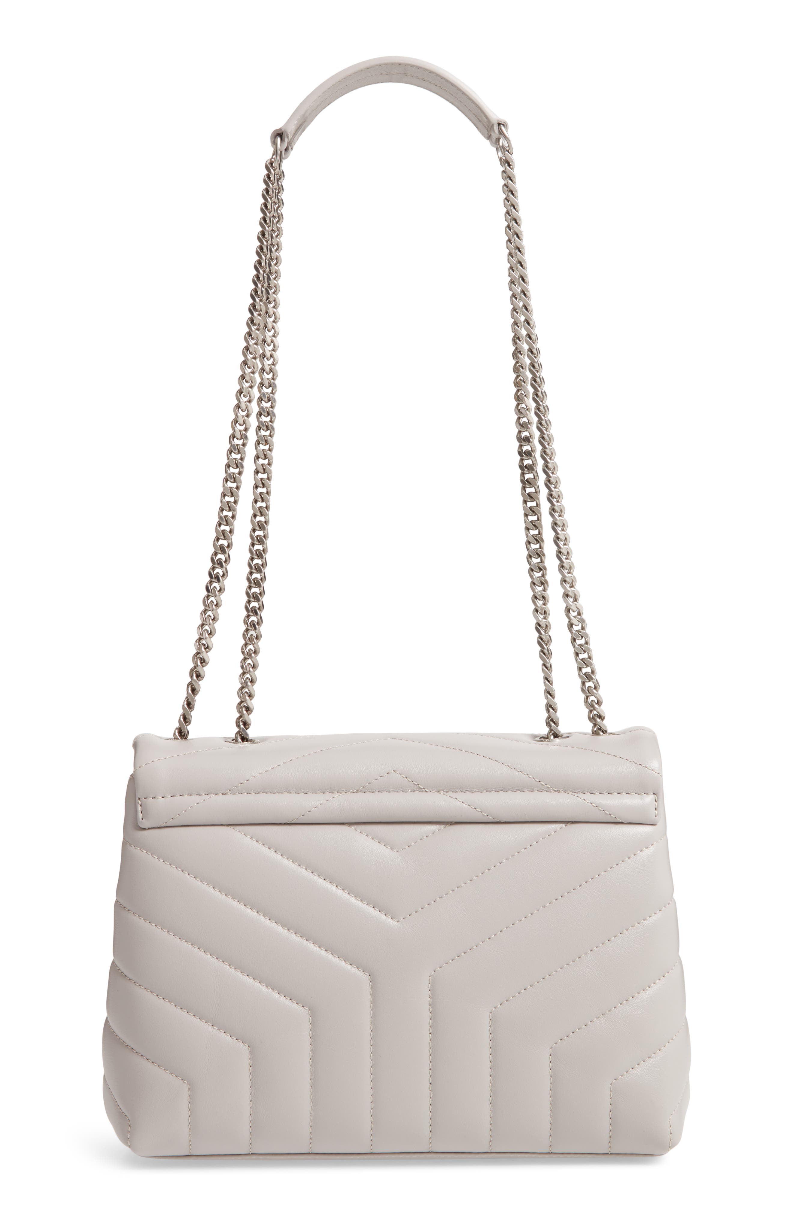 Saint Laurent Small Loulou Matelassé Leather Shoulder Bag, Alternate, color, 