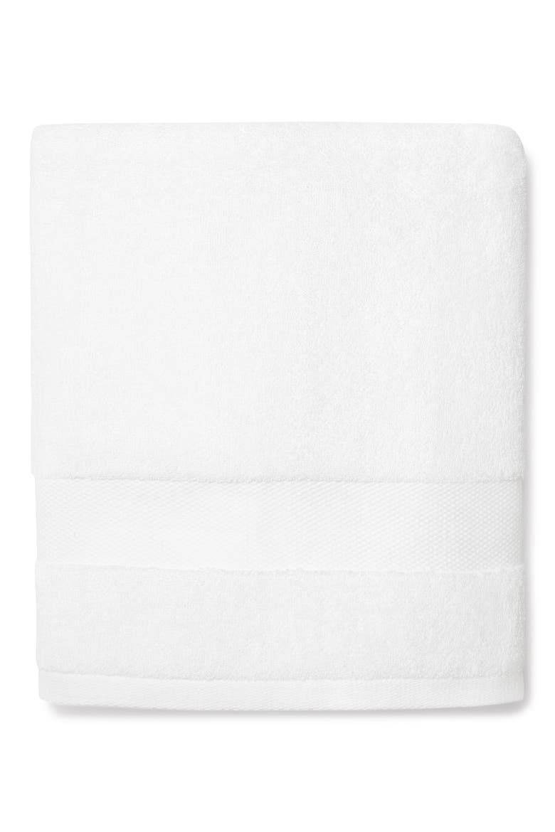 Bello Nuovo Combed Cotton Bath Sheet, Main, color, WHITE
