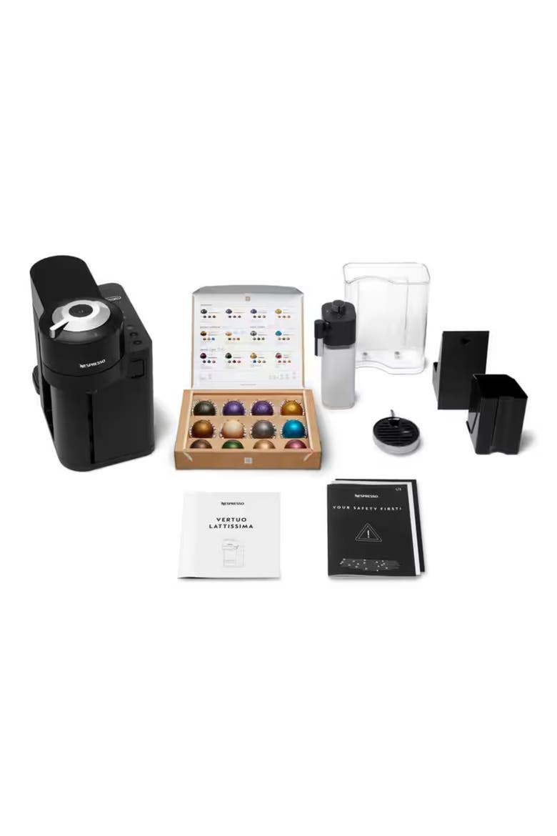 Vertuo Lattissima Coffee Machine, Alternate, color, BLACK