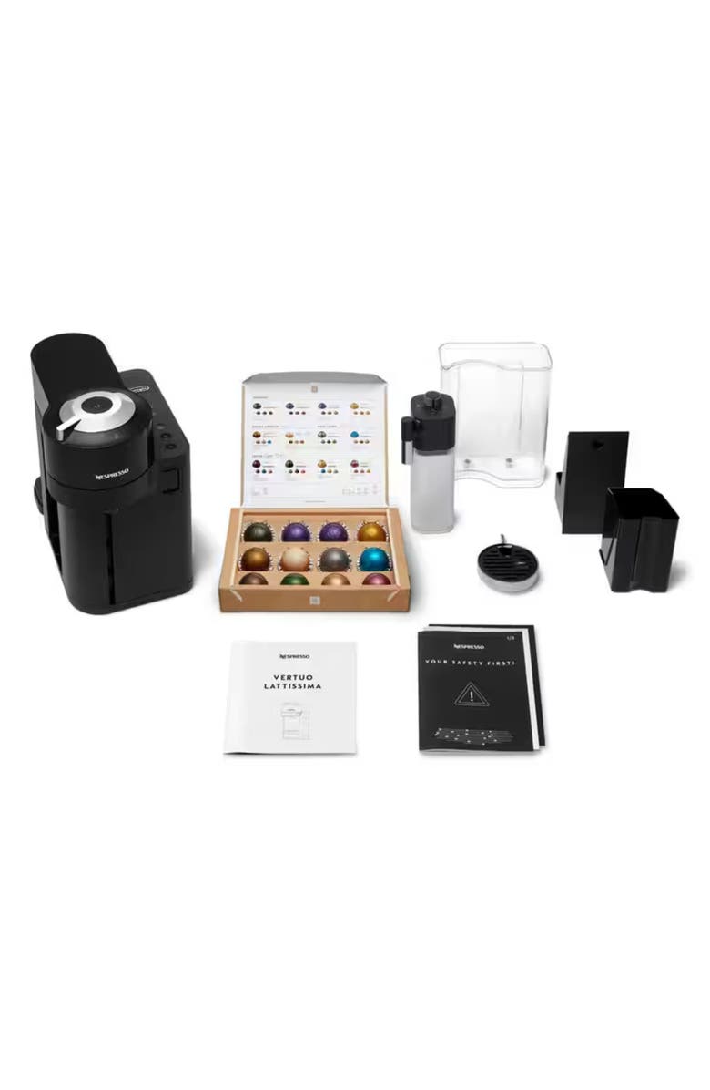 Nespresso Vertuo Lattissima Coffee Machine, Alternate, color, Black