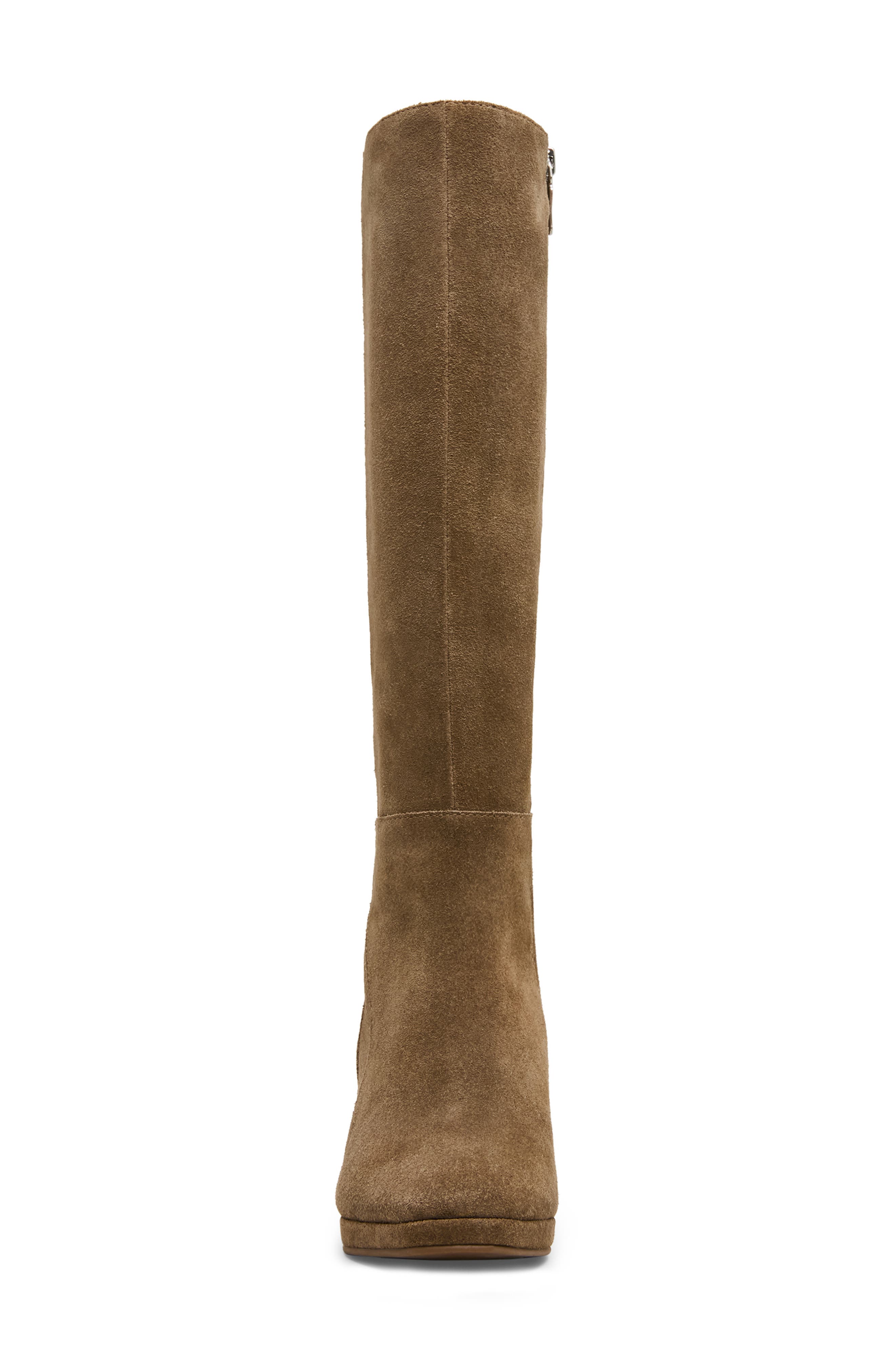 Sofie Waterproof Knee High Platform Boot, Alternate, color, TAUPE SUEDE