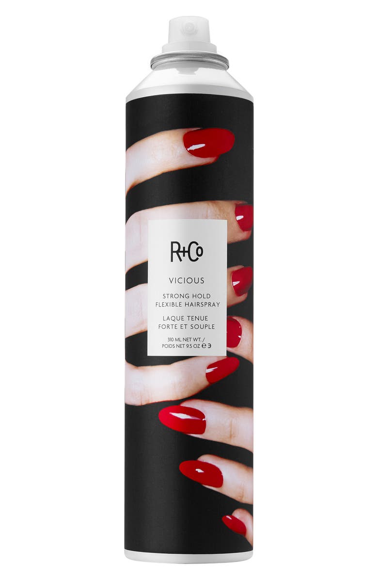 R+Co Vicious Strong Hold Flexible Hairspray, Main, color, 
