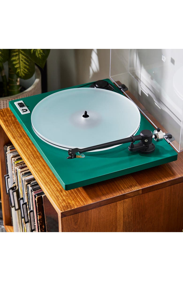 U-Turn Audio Orbit 2 Plus Turntable with Ortofon OM 5E Cartridge, Alternate, color, Green