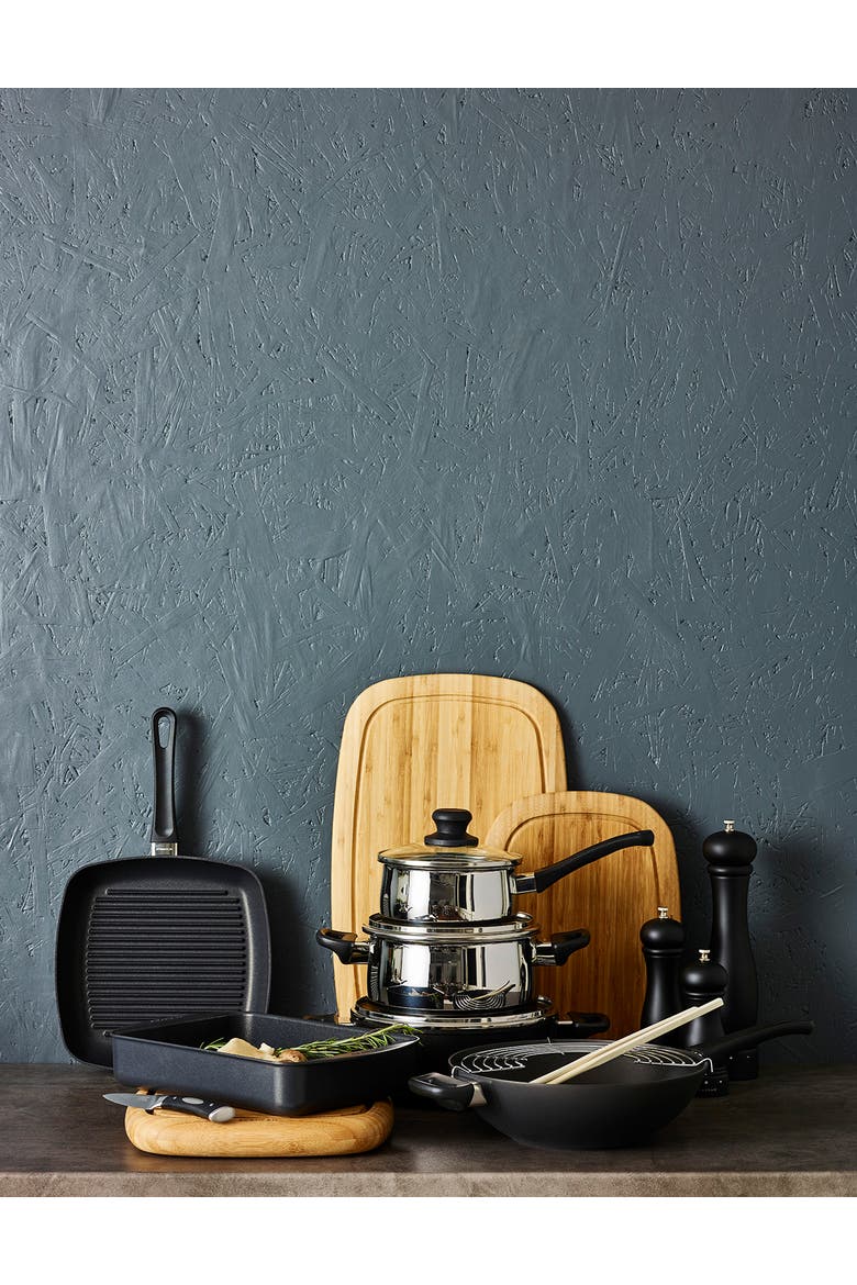 Classic 11 Inch Nonstick Grill Pan, Alternate, color, Black