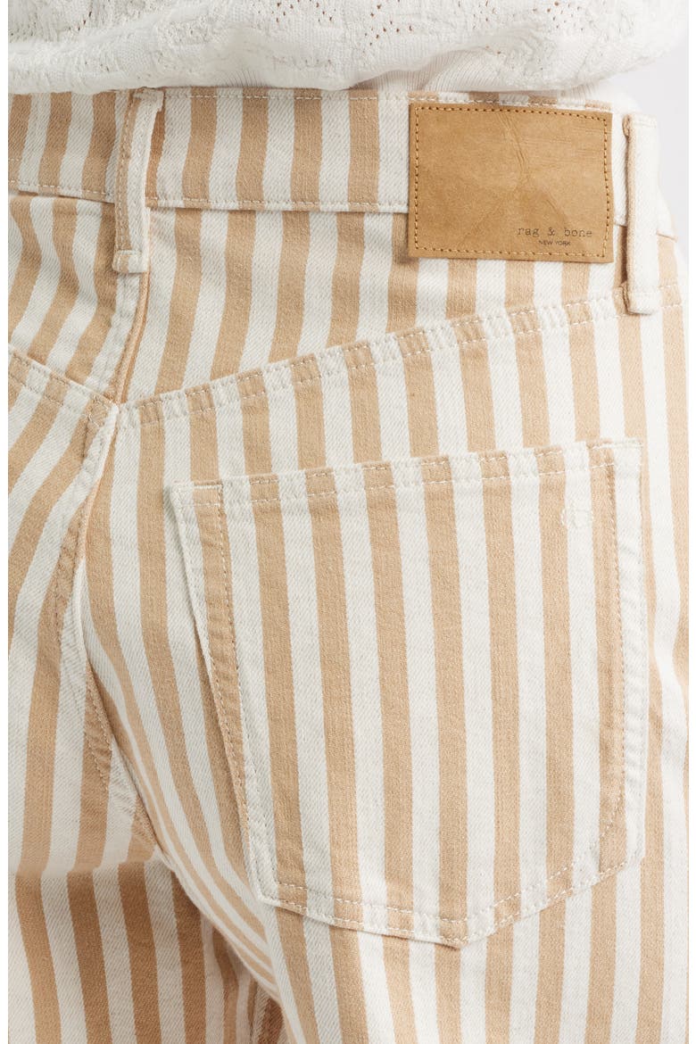 Kaia Stripe Shorts, Alternate, color, TANSTRIPE
