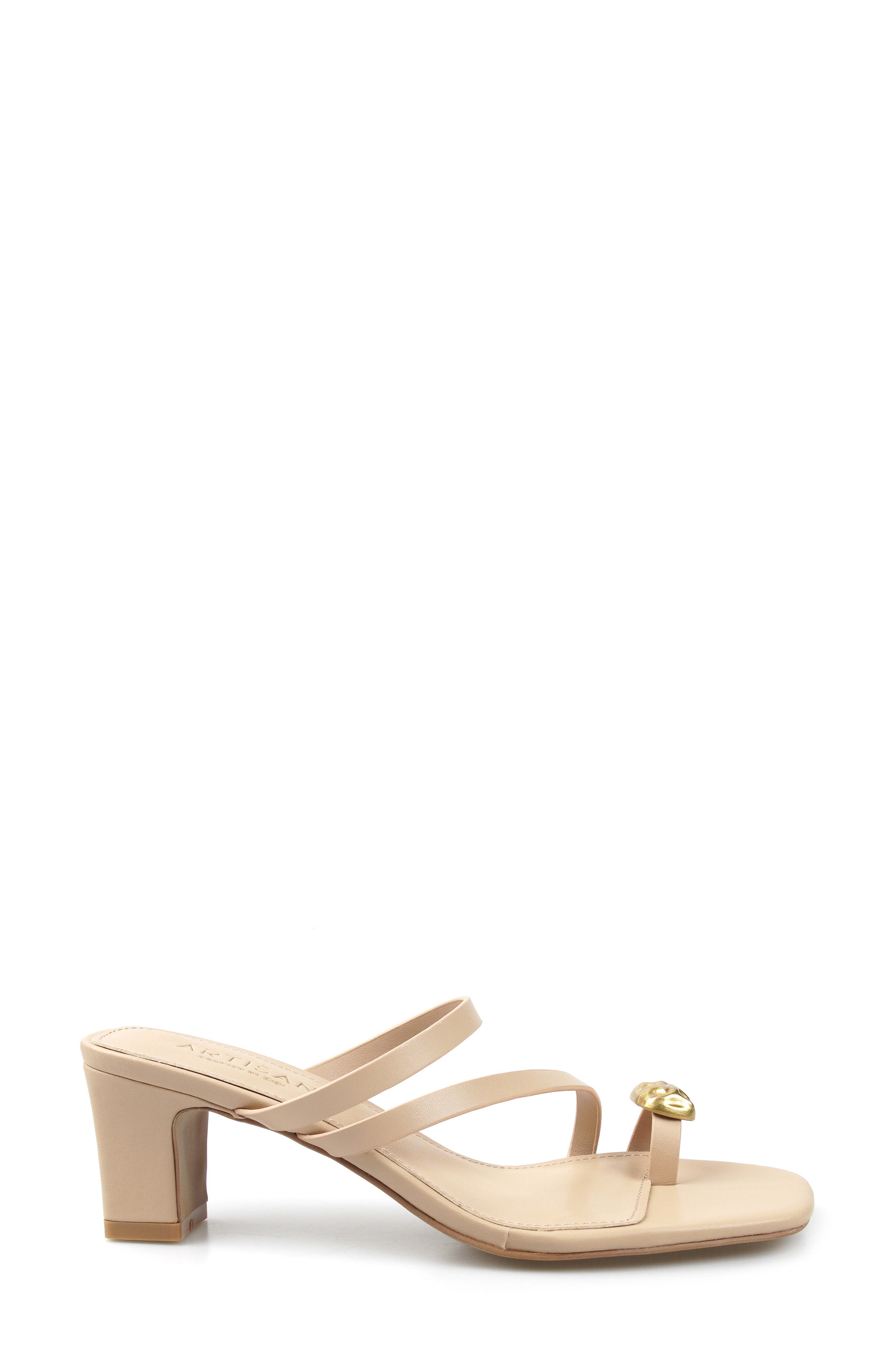 Pauliana Leather Sandal, Alternate, color, NATURAL LEATHER O