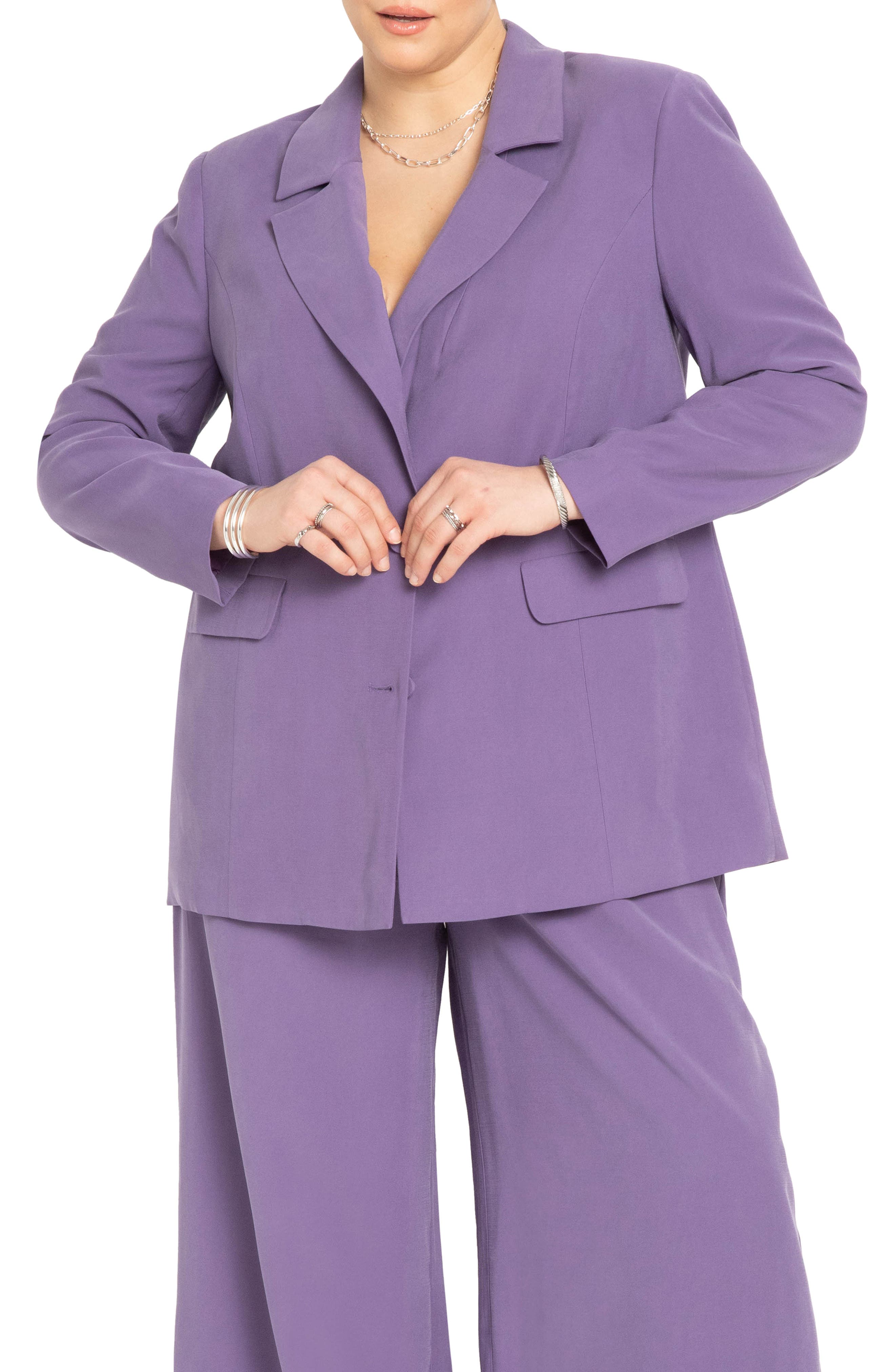 ELOQUII Sleek Notch Lapel Blazer