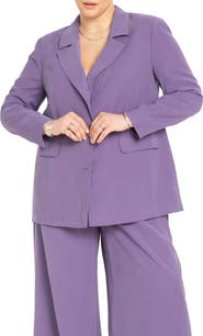 ELOQUII Sleek Notch Lapel Blazer