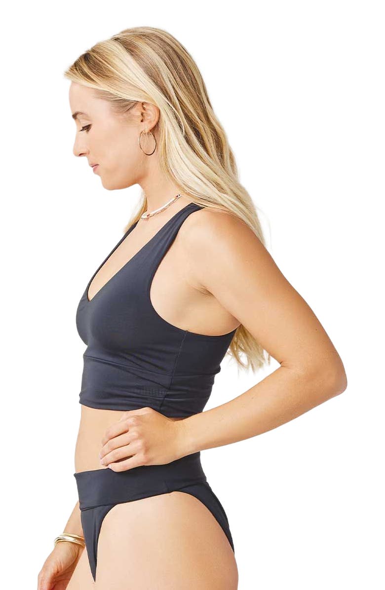 Carve Designs Tofino Top DD Cup, Alternate, color, Black