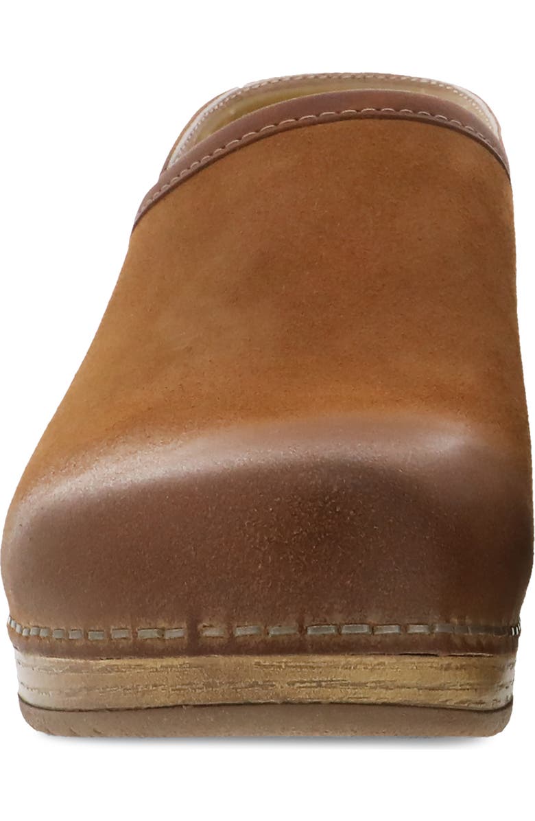 Dansko Brenna Clog, Alternate, color, Tan Suede