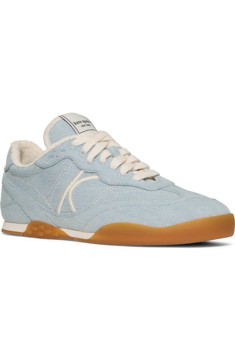 Kate Spade New York drift denim sneaker, Main, color, Extra Light Denim