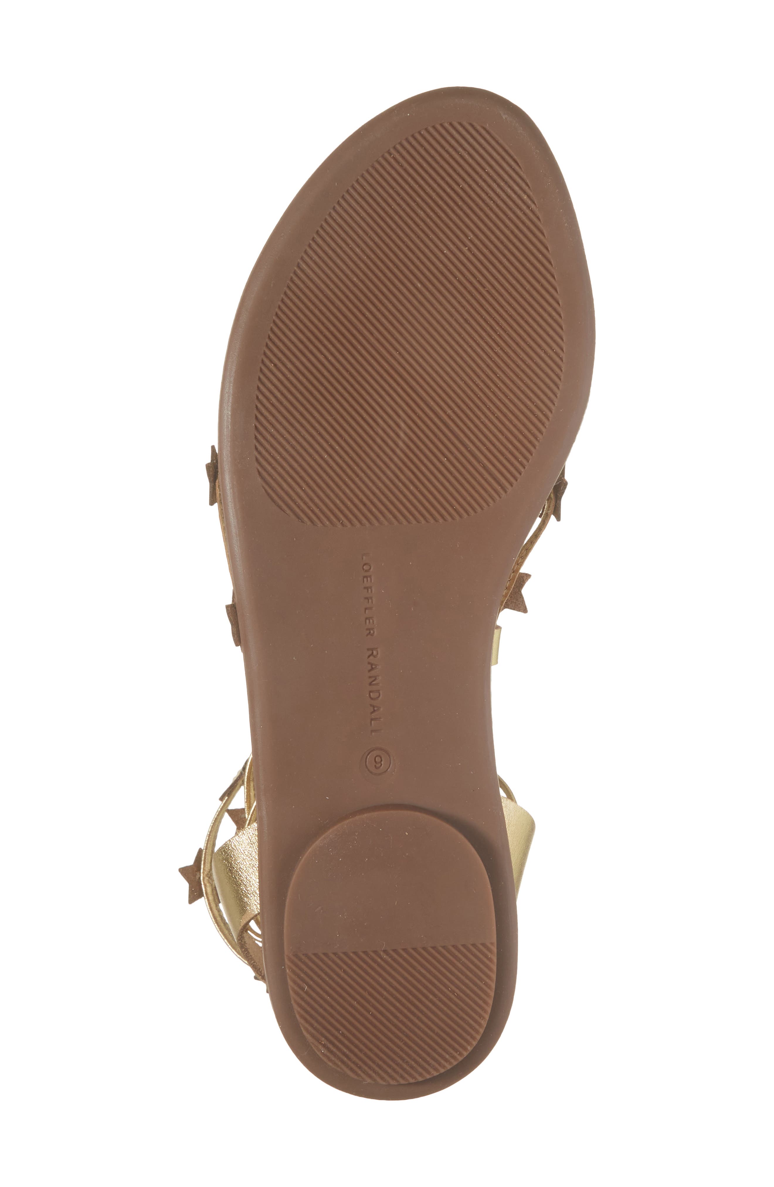 Loeffler Randall Starla Ankle Wrap Sandal, Alternate, color, Pale Gold