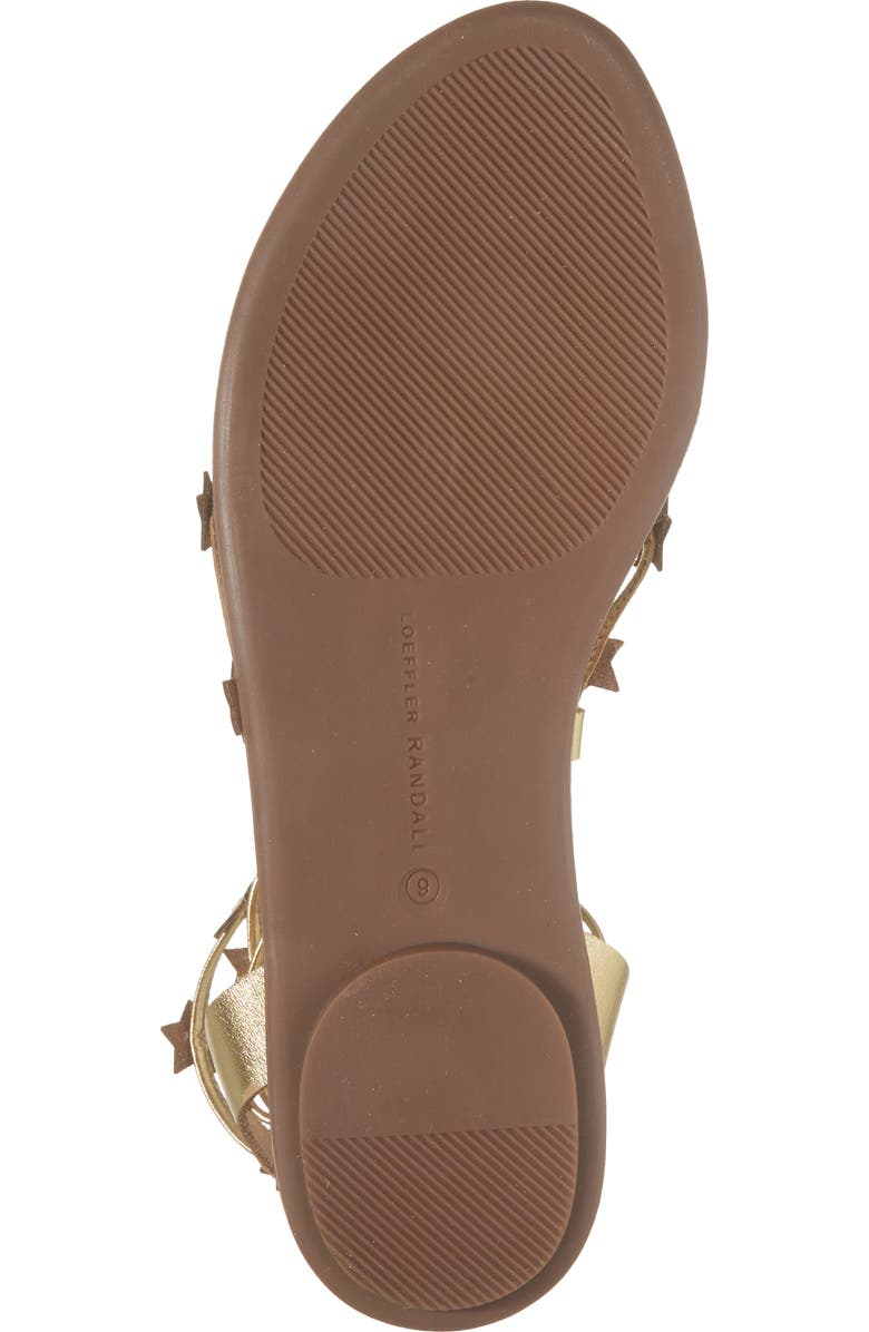 Loeffler Randall Starla Ankle Wrap Sandal, Alternate, color, Pale Gold
