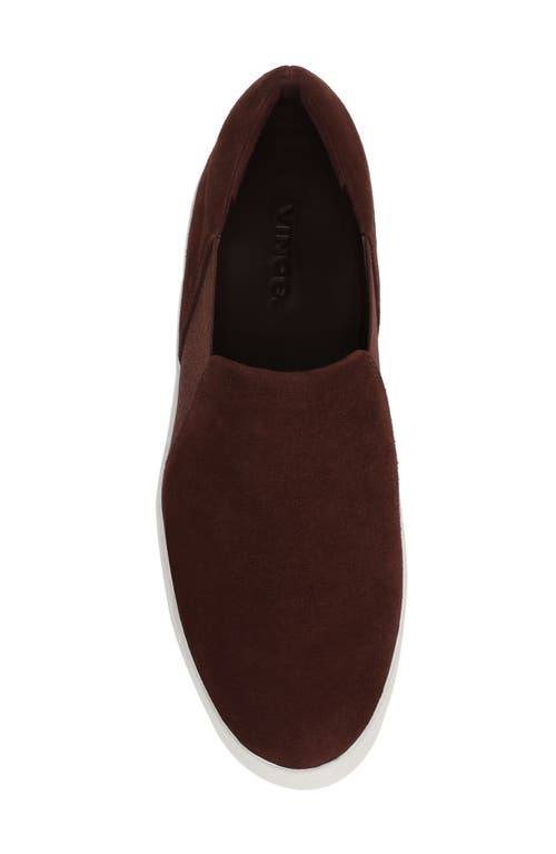Vince Warren Platform Slip-on Sneaker In Brown