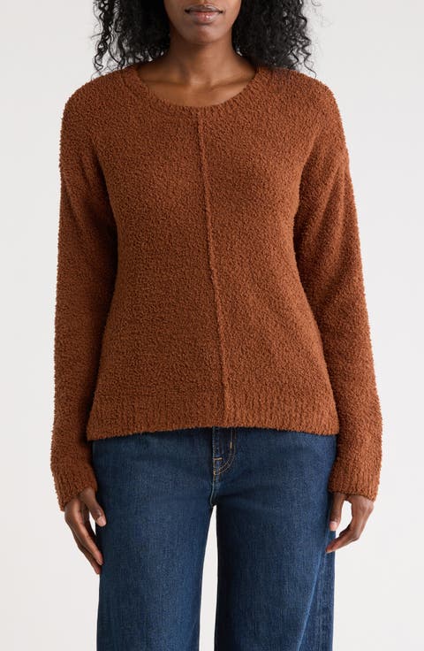 Silky Plush Step Hem Sweater