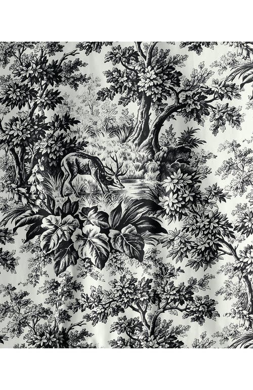 Lands' End 400 Thread Count Premium Supima Cotton No Iron Sateen Duvet Bed Cover In Black