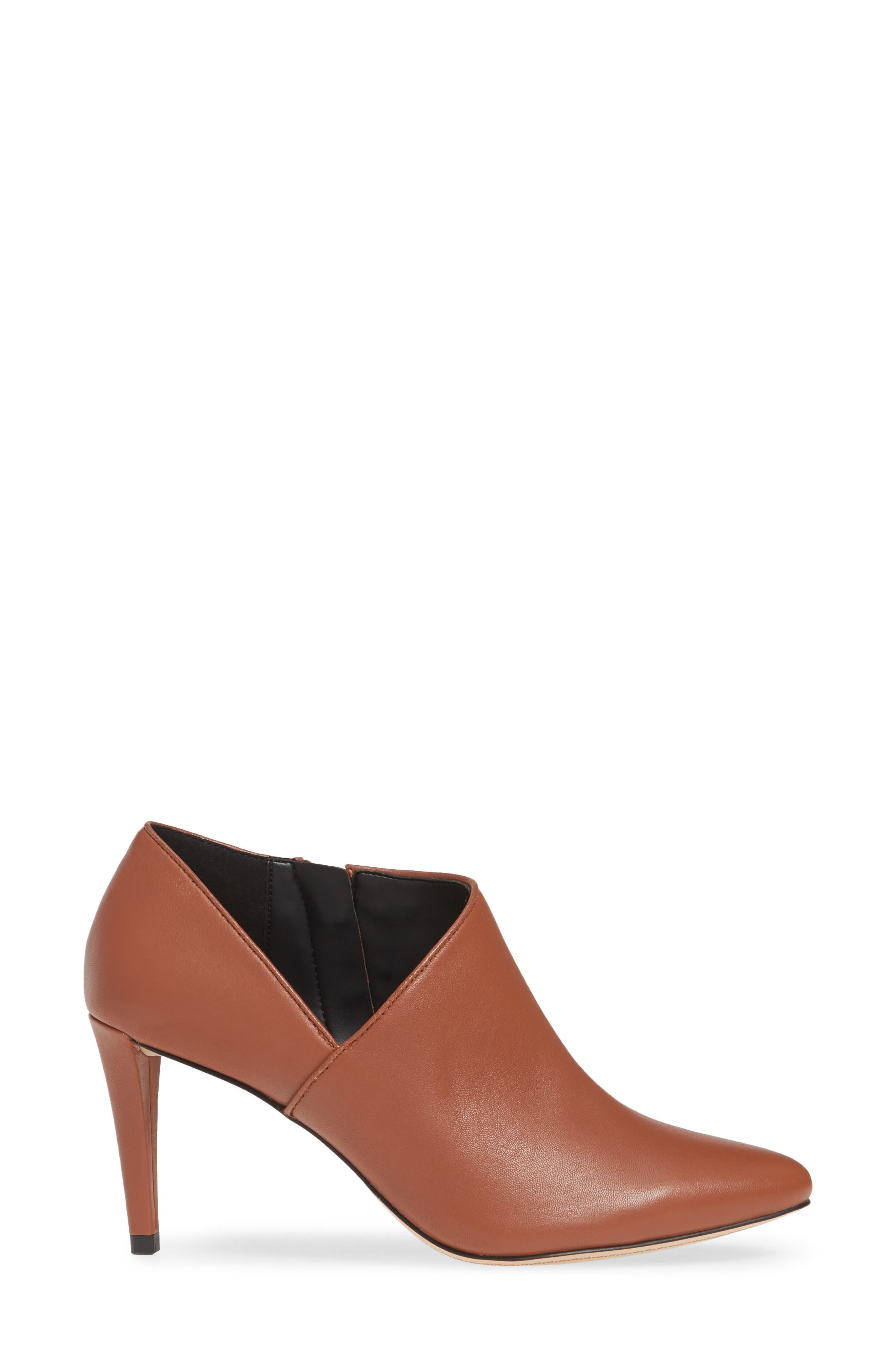 Mishka Ankle Boot, Alternate, color, SIENNA BROWN NAPPA LEATHER