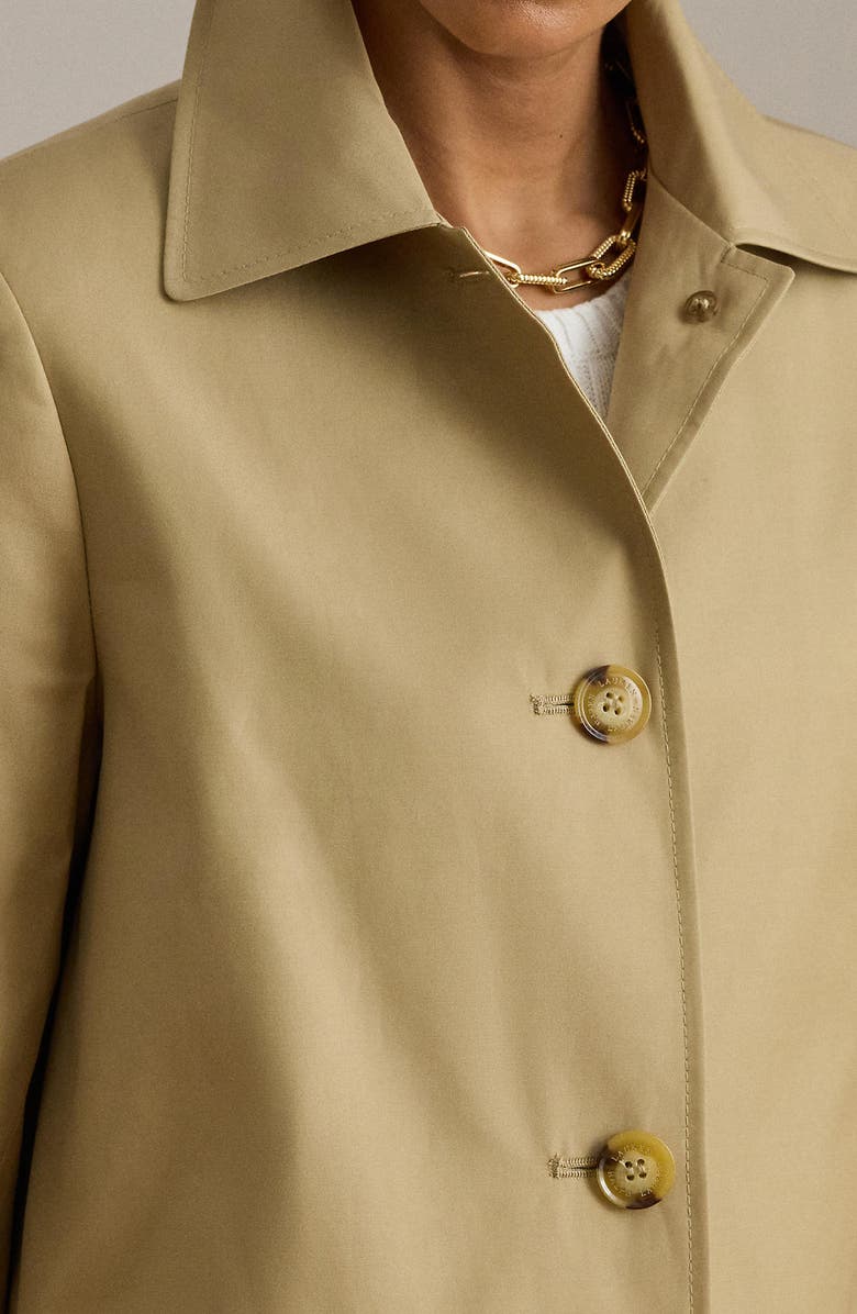 Lauren Ralph Lauren Cotton Blend Coat, Alternate, color, Birch Tan
