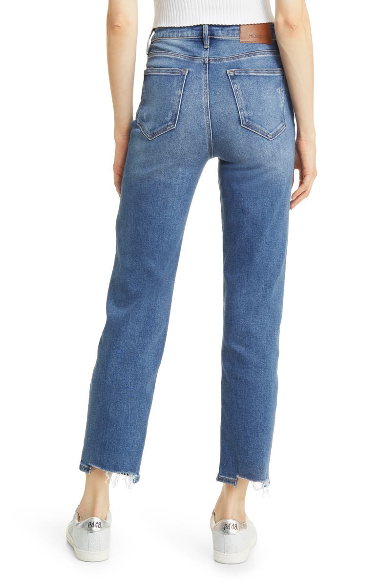 HIDDEN JEANS Tracey High Waist Straight Leg Jeans, Alternate, color, 