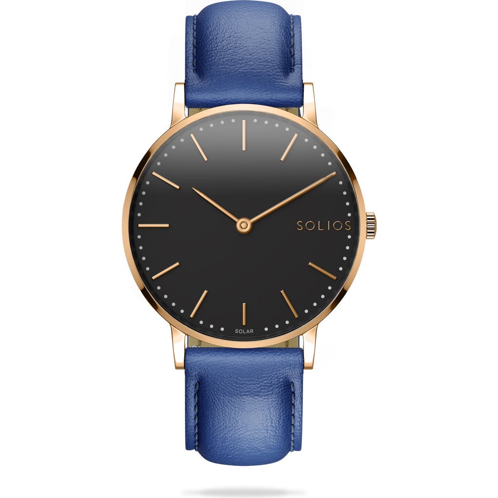 Solios Watches The Solar Classic | Black Dial