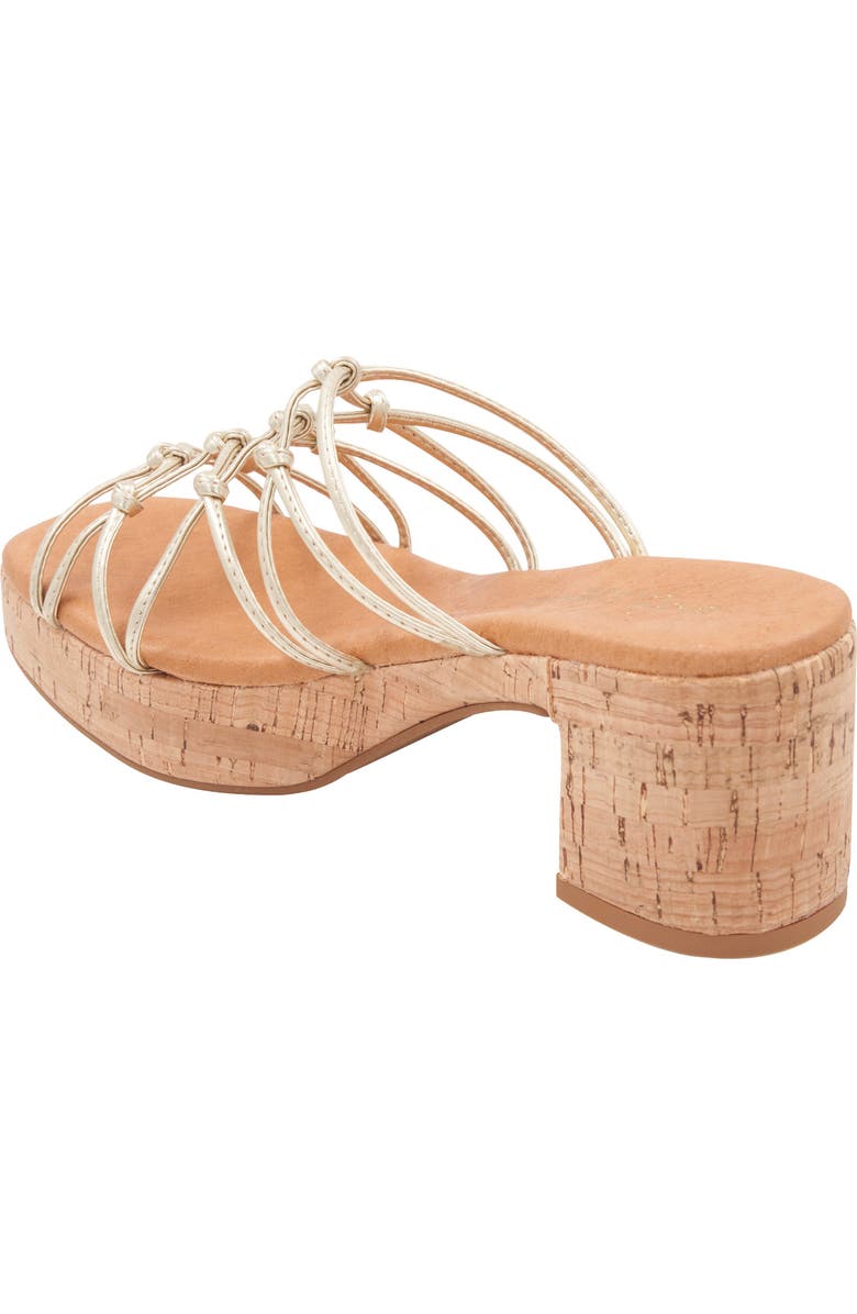 André Assous Camryn Platform Slide Sandal, Alternate, color, Platino