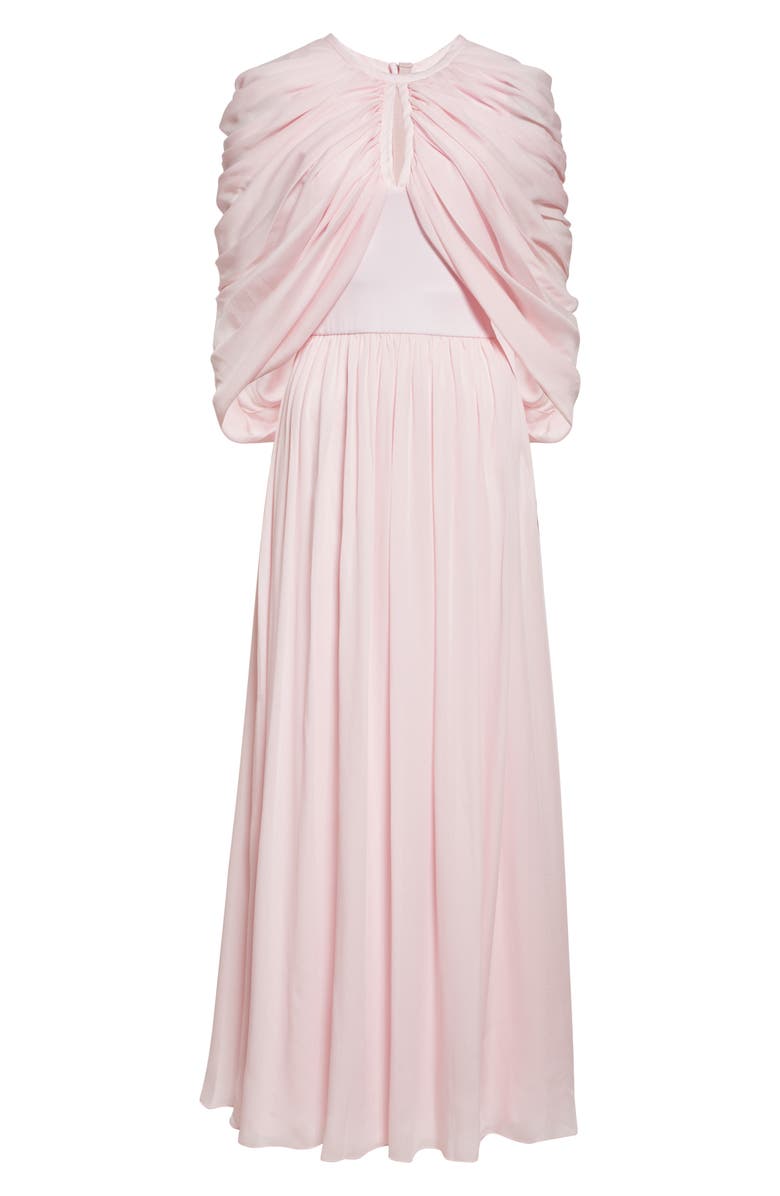 Giambattista Valli Draped Overlay Gown, Alternate, color, Quartz Rose