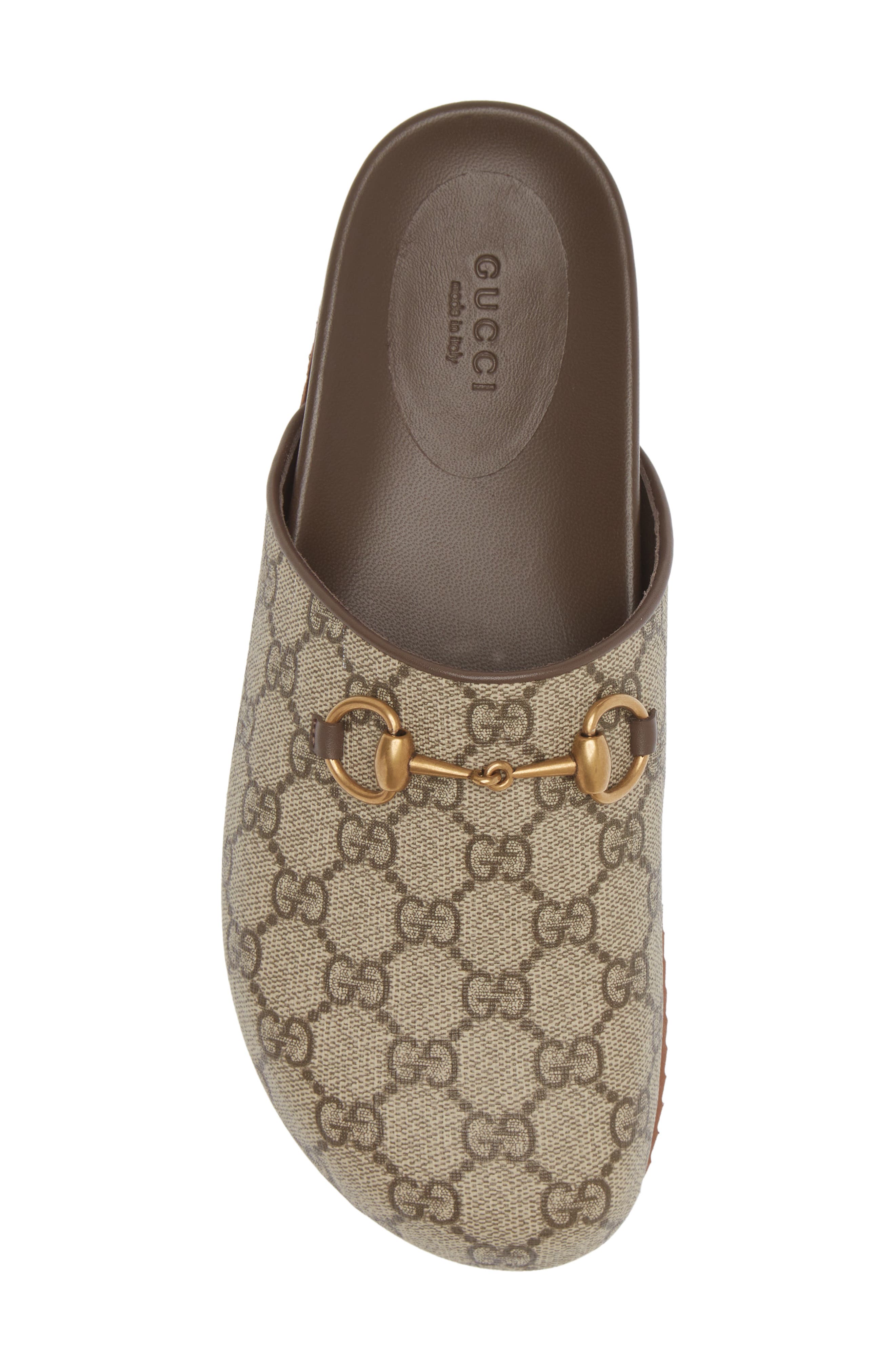 Gucci Sol GG Canvas Clog, Alternate, color, Beige