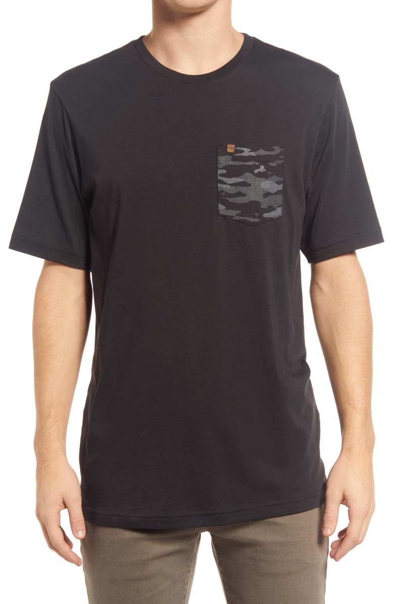TravisMathew Thirteen Below Camo Pocket Cotton T-Shirt, Main, color, 