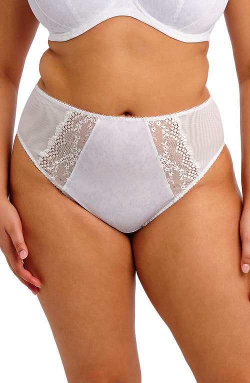 Elomi Lucie High Leg Briefs In White