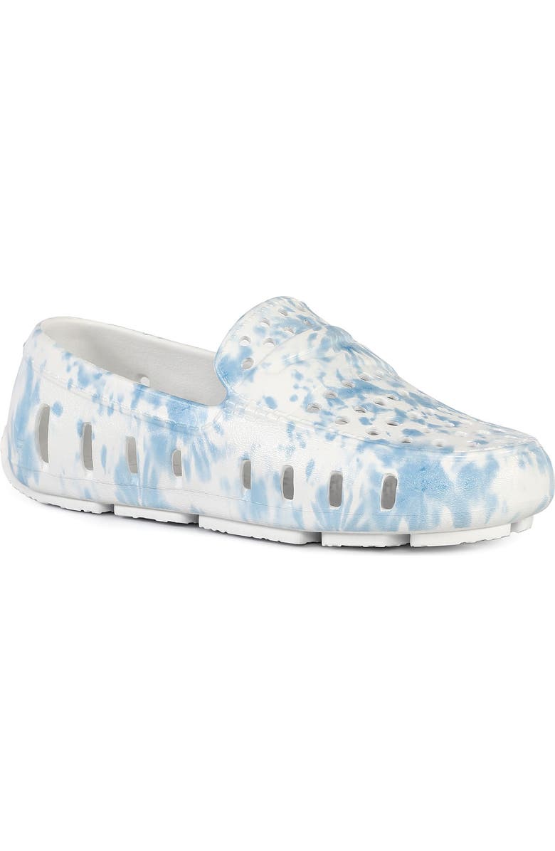 FLOAFERS Kids' Prodigy Water Shoe, Main, color, Blue Tie Dye/Bright White