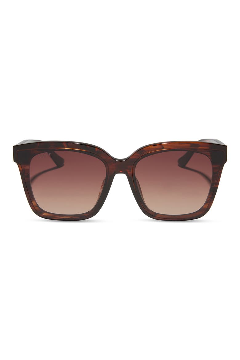 Meredith II 59mm Square Sunglasses, Main, color, SEQUOIA TORTOISE / BROWN