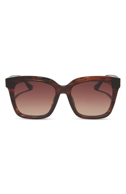 Diff Meredith Ii 59mm Square Sunglasses In Brown