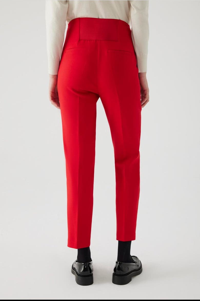 High Carrot Fit Pants, Alternate, color, RED