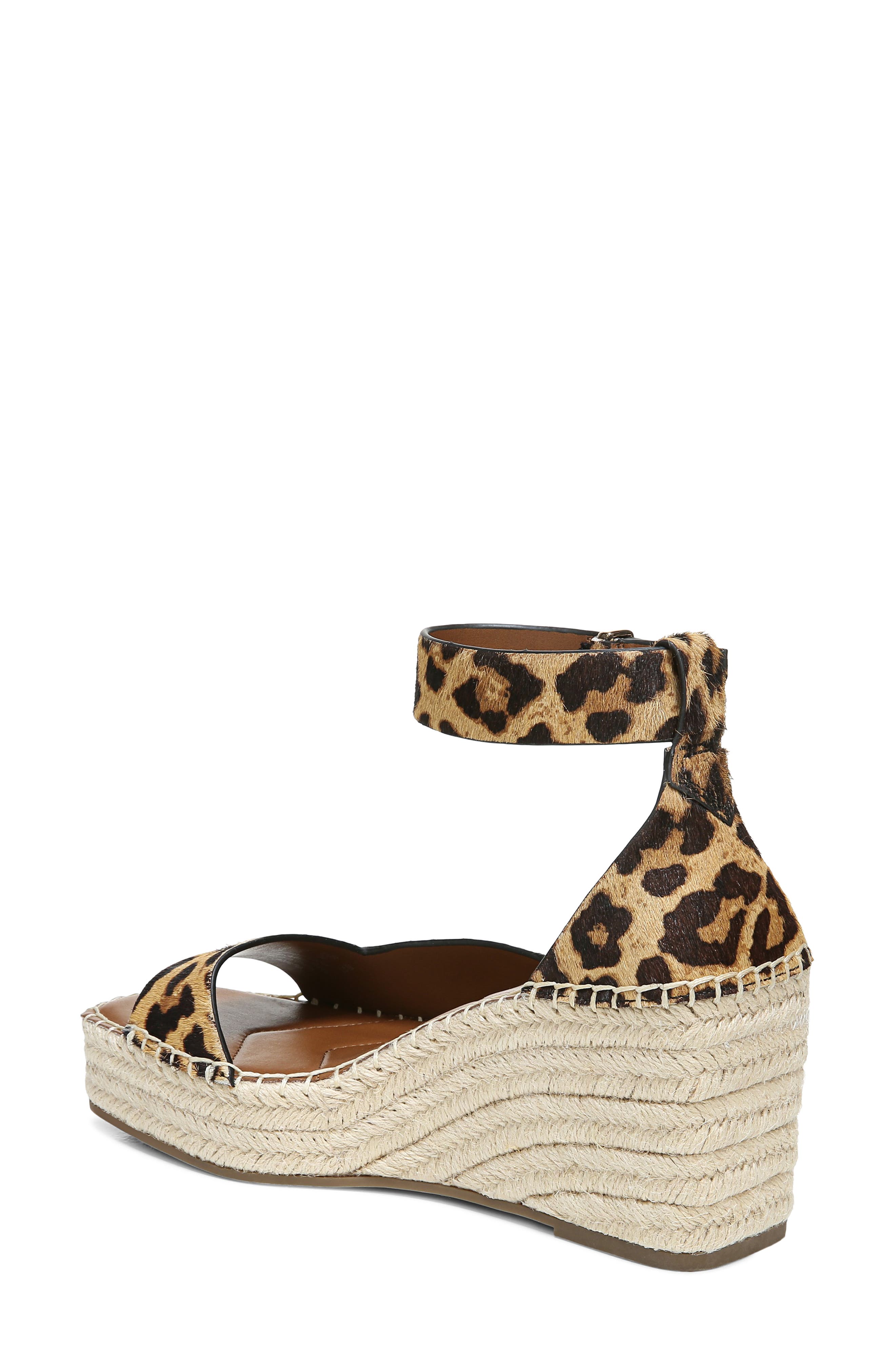 Camera Espadrille Wedge Sandal, Alternate, color, CAMEL CALF HAIR