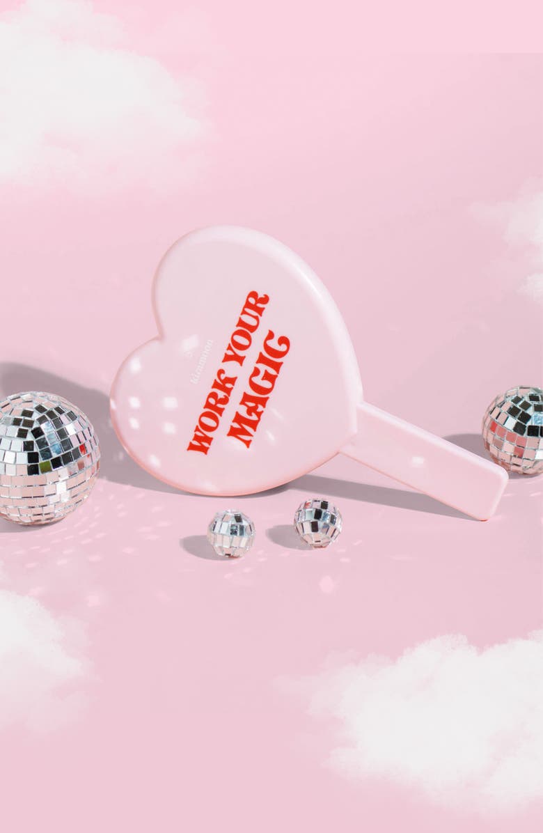 Kiramoon The Heart Mirror, Alternate, color, Pink