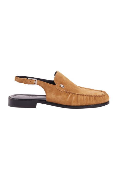 Suede loafers