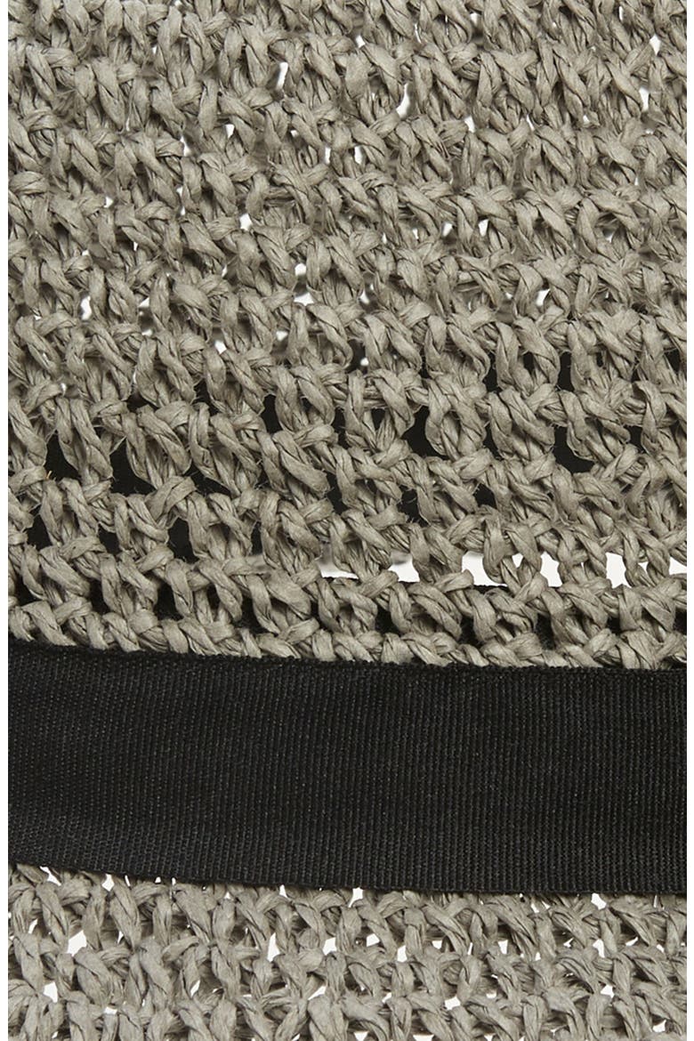 Straw Fedora, Alternate, color, GREY COMBO