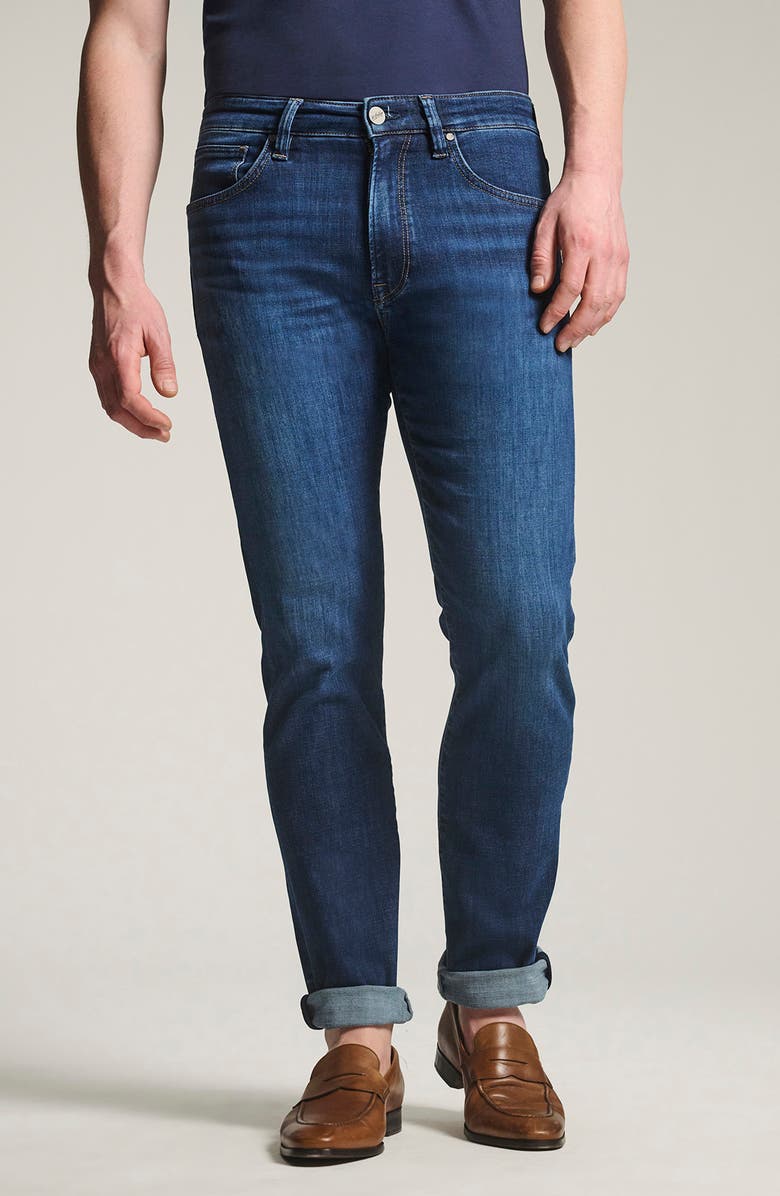 34 Heritage Courage Straight Leg Jeans, Main, color, Indigo Brushed Organ
