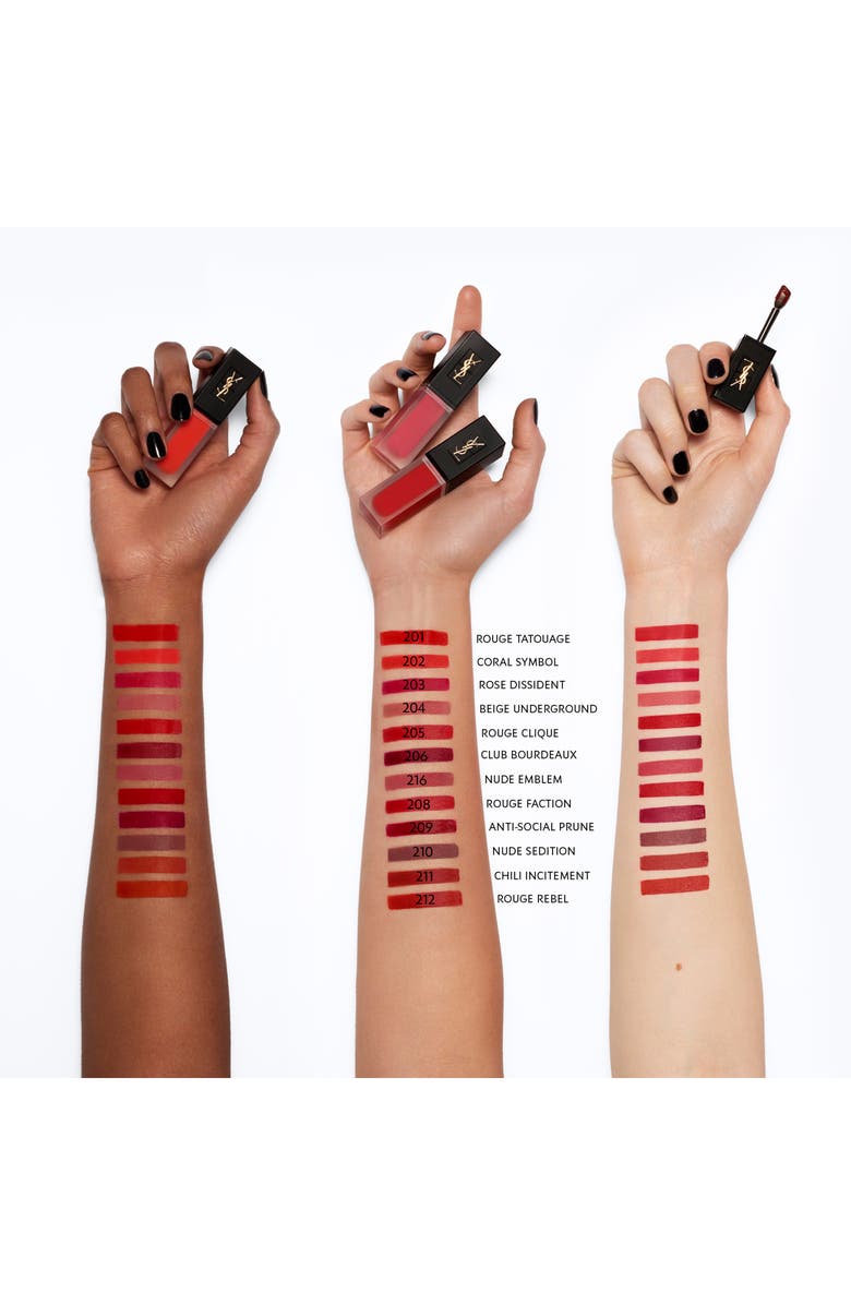 Yves Saint Laurent Tatouage Couture Velvet Cream Matte Liquid Lipstick, Alternate, color,
