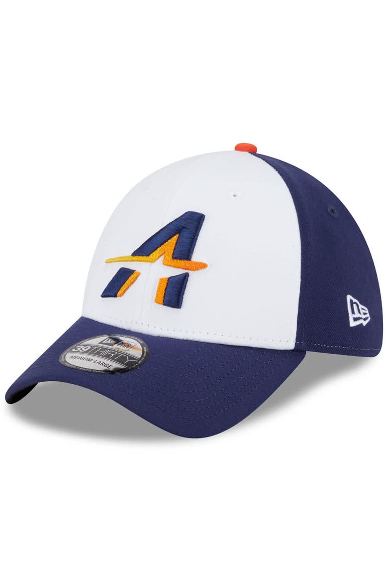 Men's New Era  White/Navy Houston Astros 2025 City Connect 39THIRTY Flex Hat, Alternate, color, White