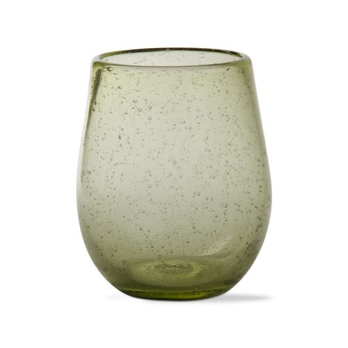 tag Bubble Glass Stemless Wine Glass Parent in Green  product