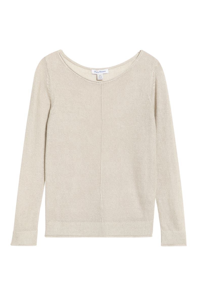 Cedar Linen Sweater, Alternate, color, NATURAL