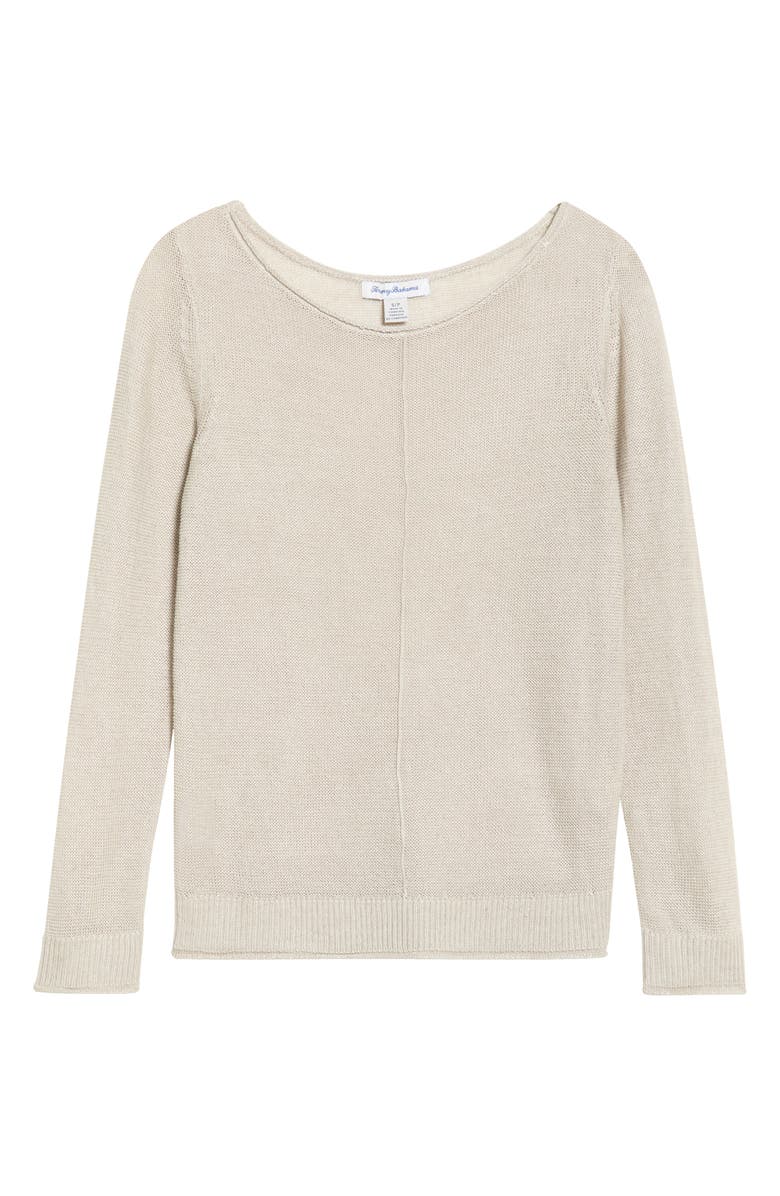 Tommy Bahama Cedar Linen Sweater, Alternate, color, Natural