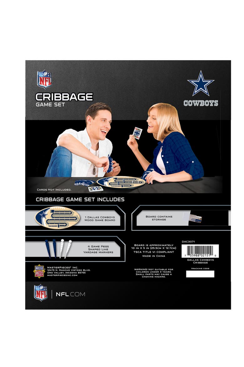Dallas Cowboys Cribbage, Alternate, color, Multicolor