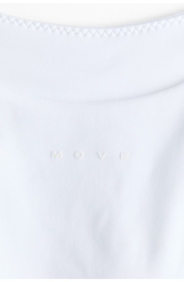H&M Tennis Dress With Softmove, Alternate, color, White