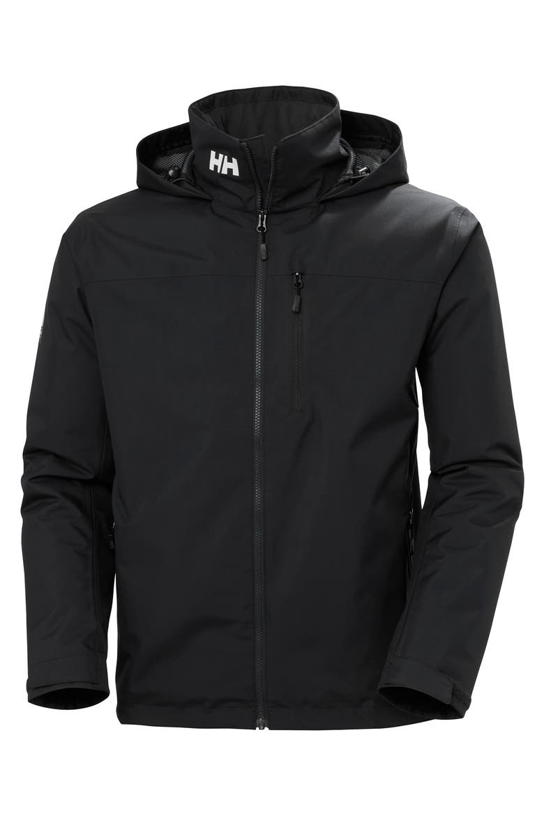 Hooded Crew 2.0 Waterproof Midlayer Sailing Jacket, Alternate, color, BLACK