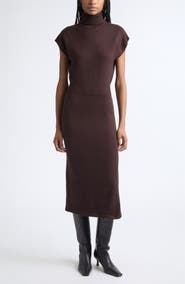 Ramy Brook Natalie Turtleneck Wool Sweater Dress
