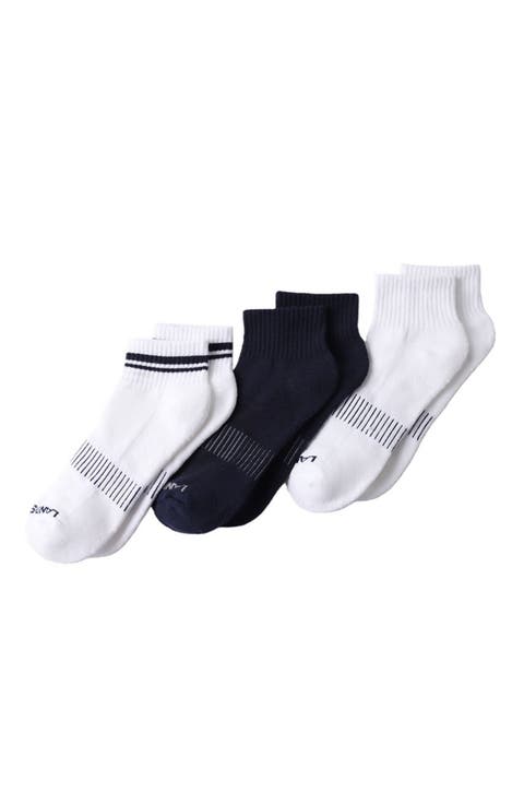 3-Pack Half Cushion Sport Quarter Socks